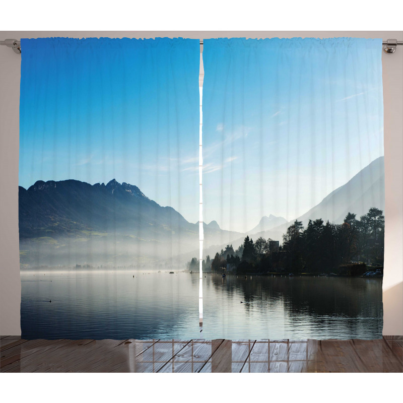 Lake Annecy France Sky Curtain