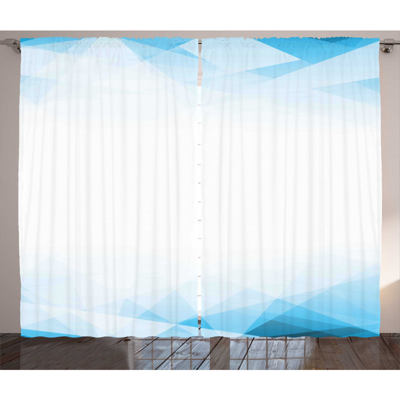 Techno Geometric Futuristic Curtain