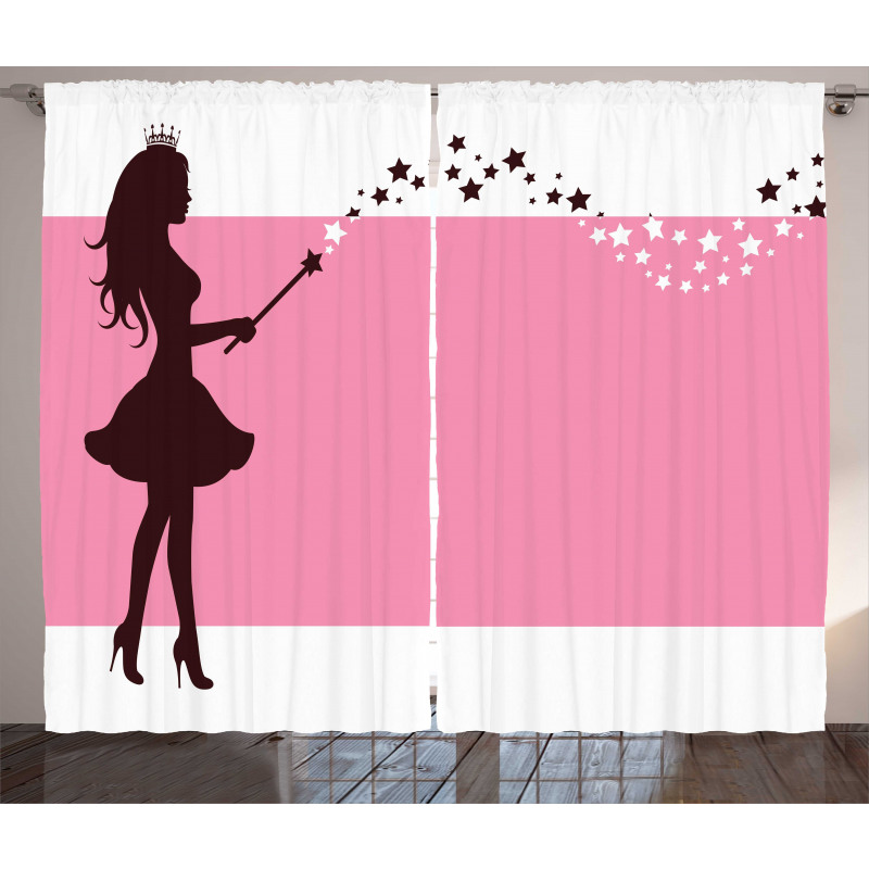 Princess Fairy and Magic Wand Curtain