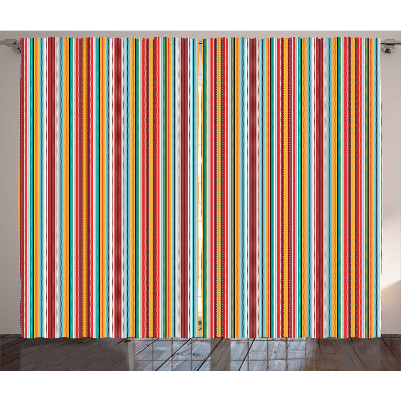 Grandiose Stripes Patterns Curtain