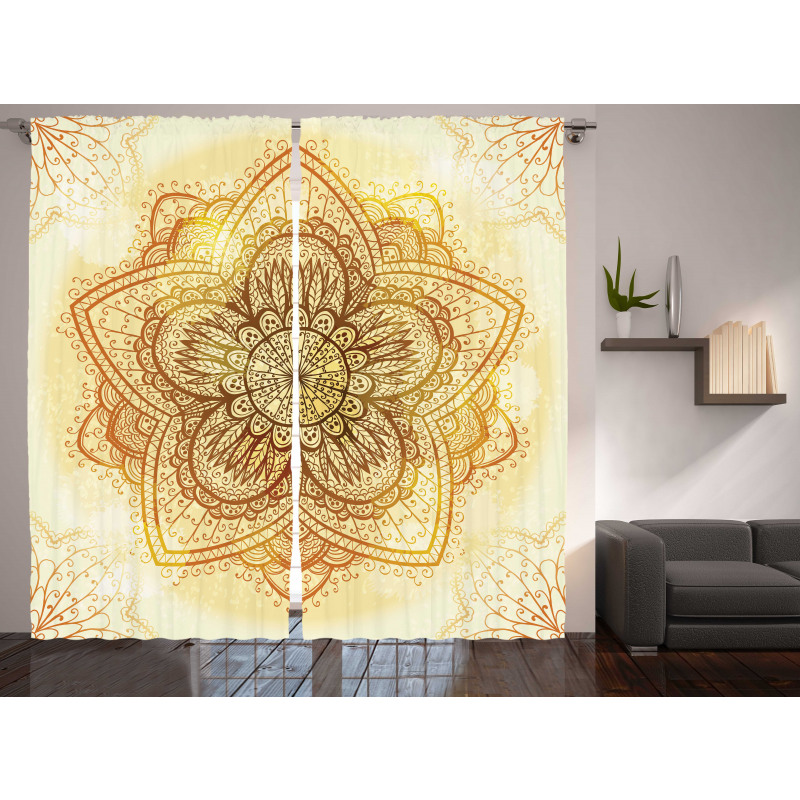 Old Mandala Curtain