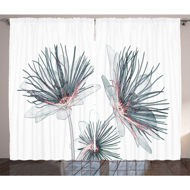 Xtray Effect Passion Flower Curtain