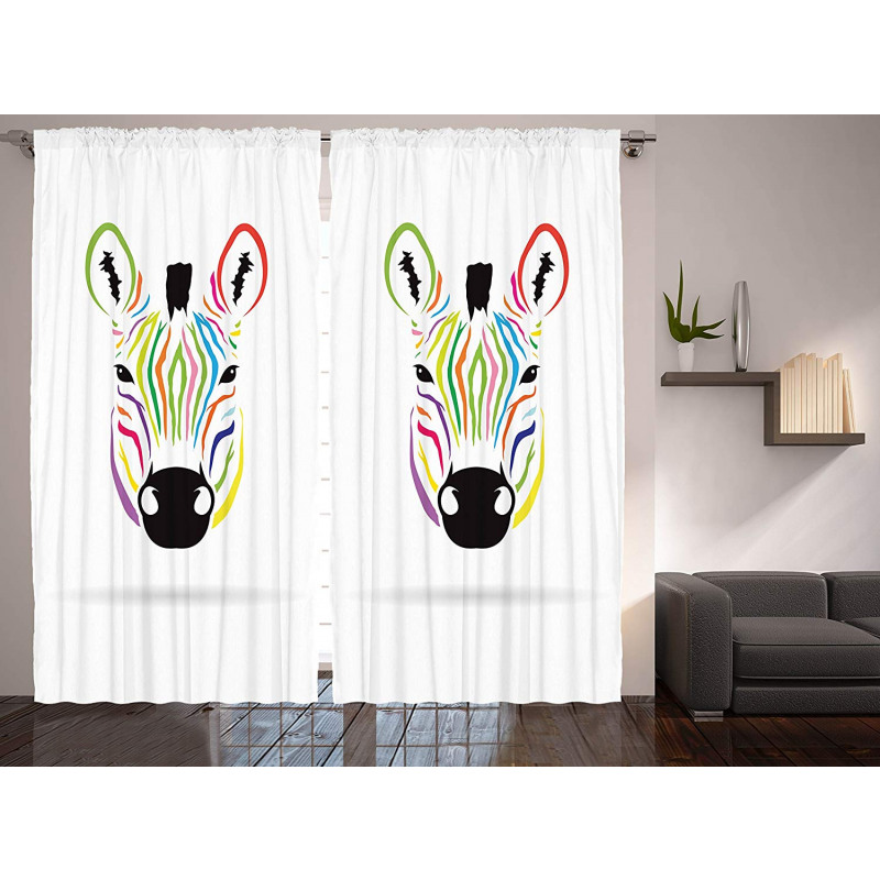 Colorful Exotic Funny Curtain