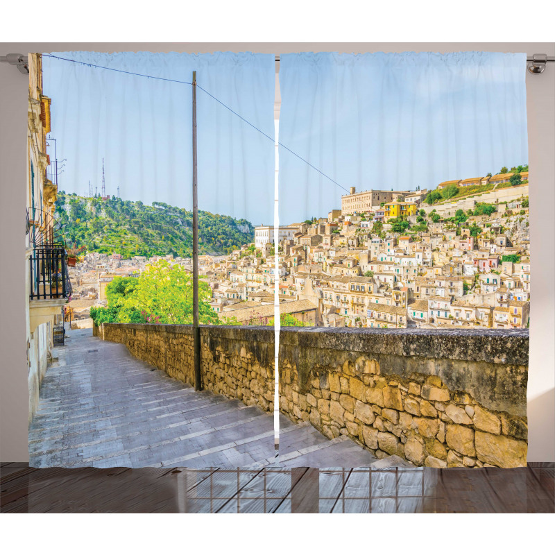 Stairway in Modica Curtain