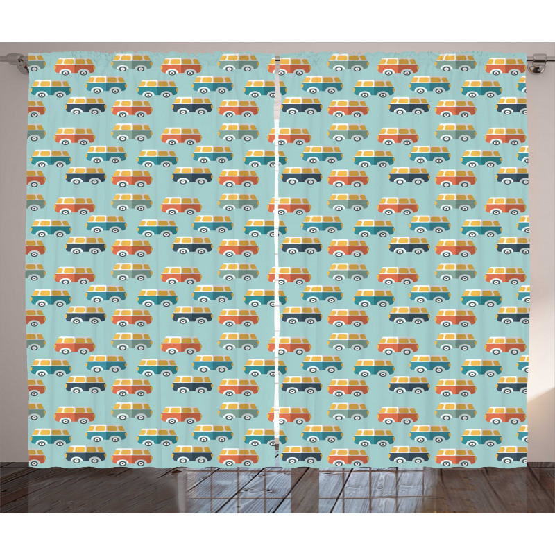 Van Childish Doodle Curtain