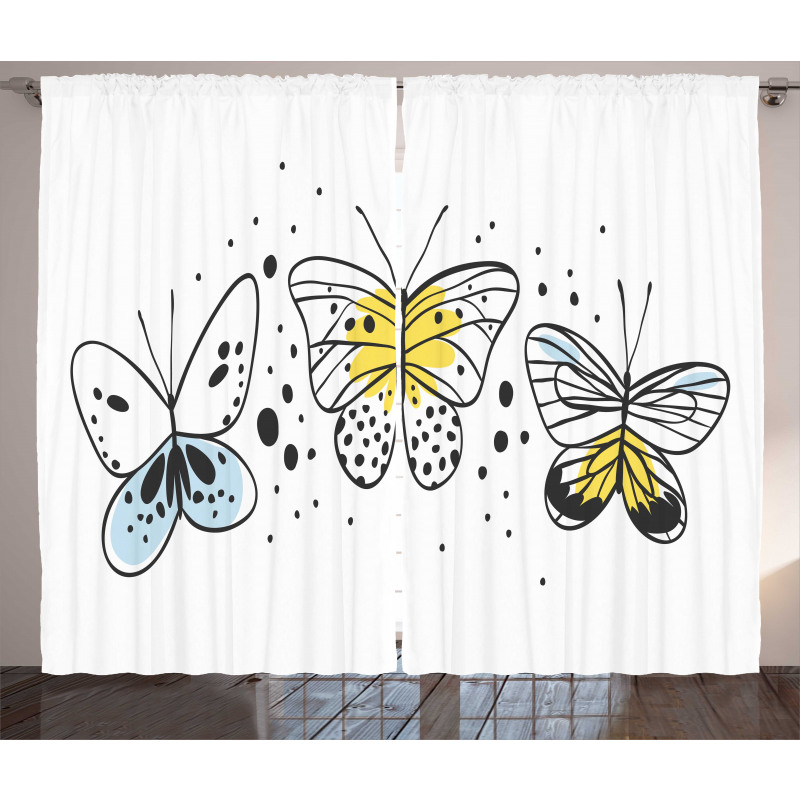 Winged Insects Curtain