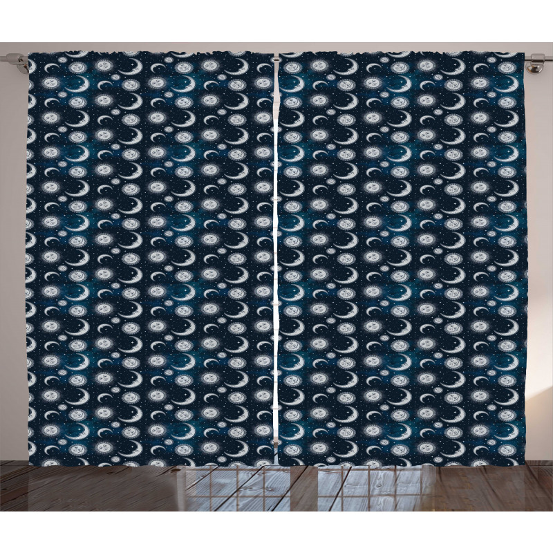 Mystic Heavenly Bodies Curtain