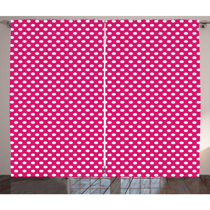 Vivid Girly Themed Curtain