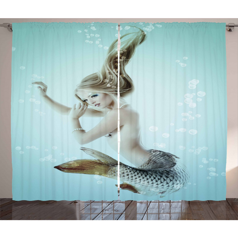 Mythologic Mermaid Curtain
