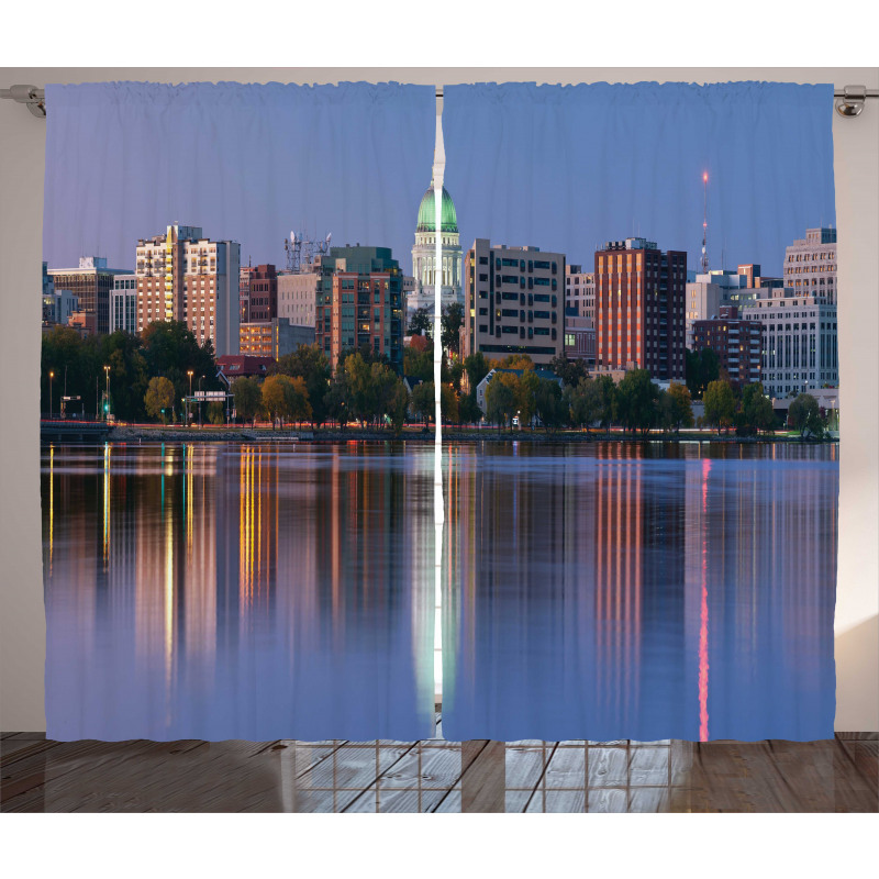 Panoramic Madison Photo Curtain