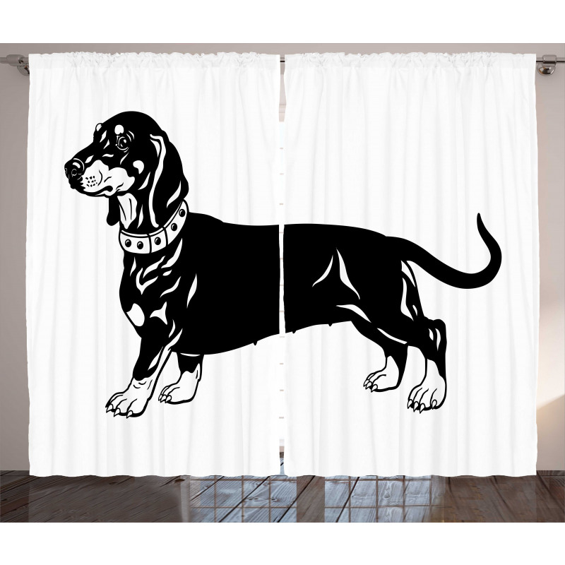 Long Torso Breed Dog Curtain