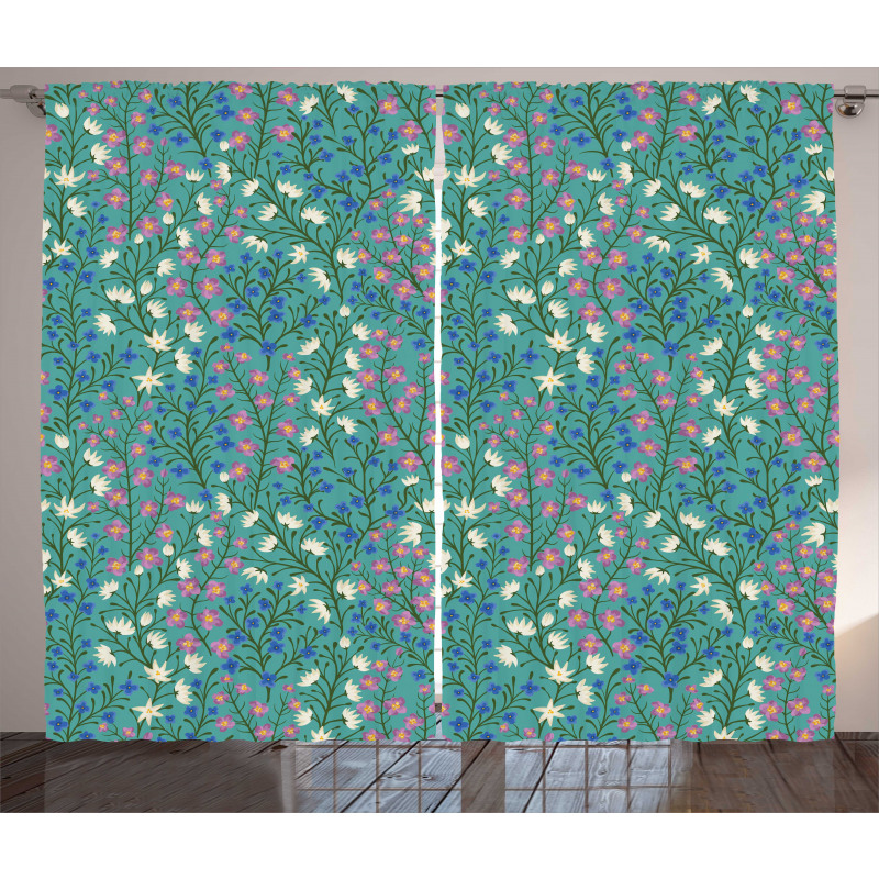 Ornate Nature Design Curtain