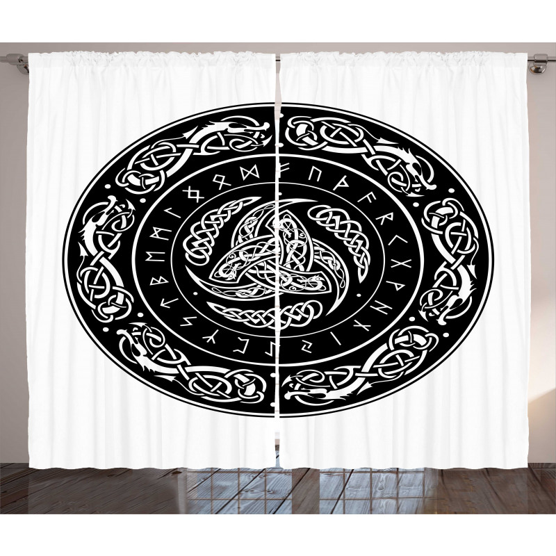 Triple Horns of Odin Curtain