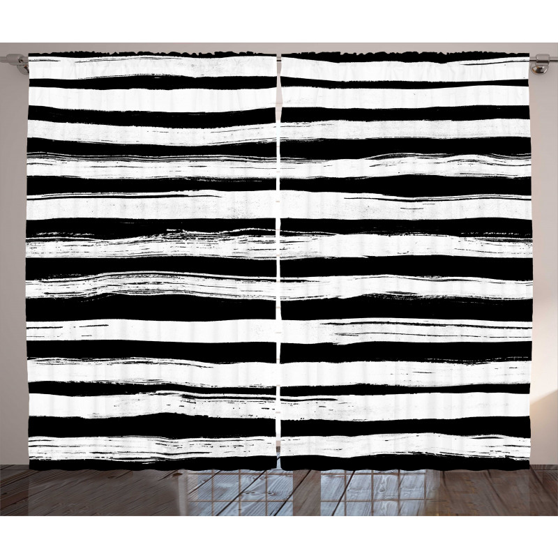 Abstract Ink Curtain