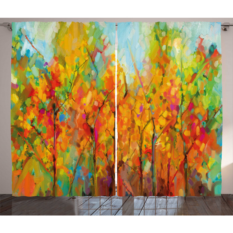 Fine Art Tree Forest Curtain