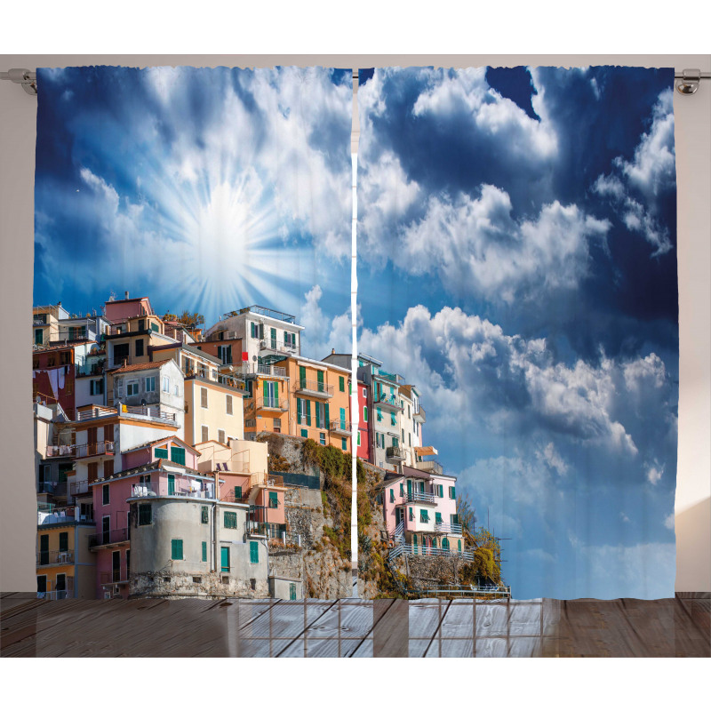 Sky View Houses Curtain