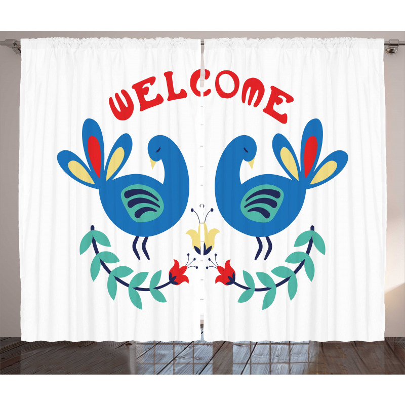 Ornamental Welcome Curtain