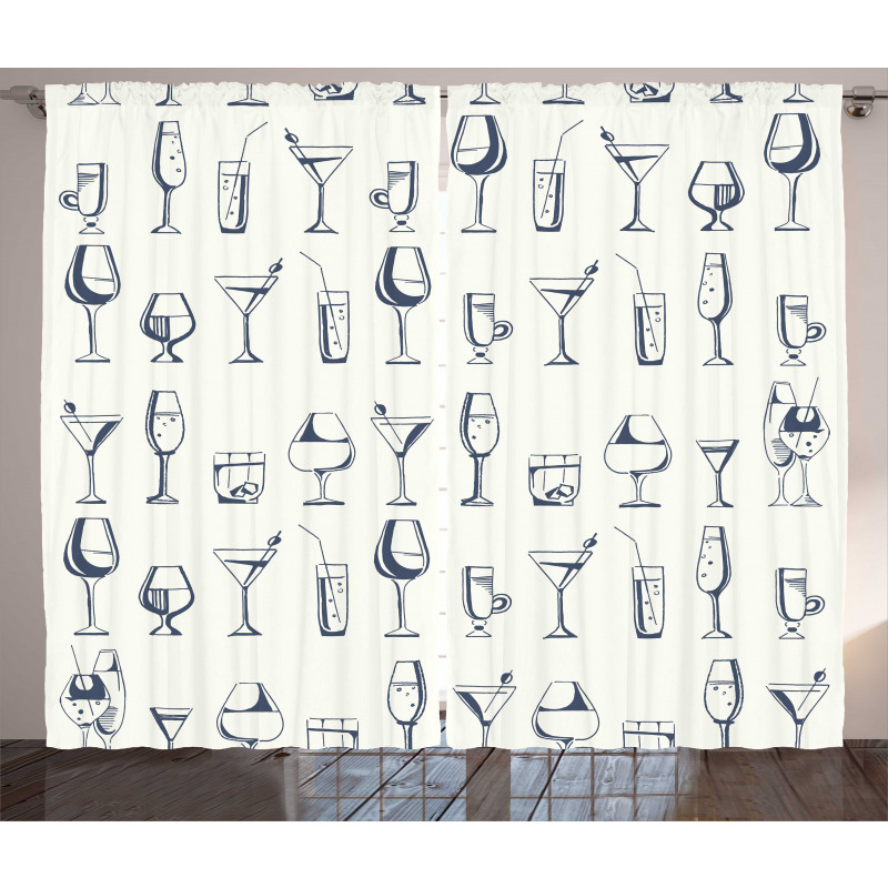 Alcohol Beverages Cocktails Curtain