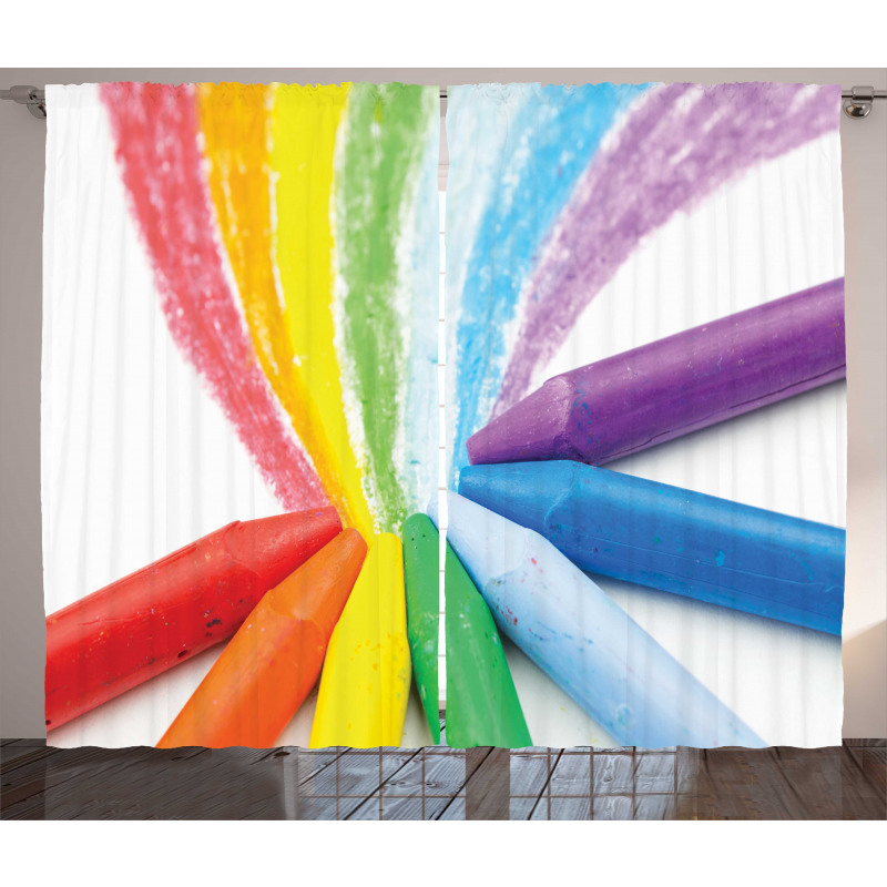 Creative Children Rainbow Curtain