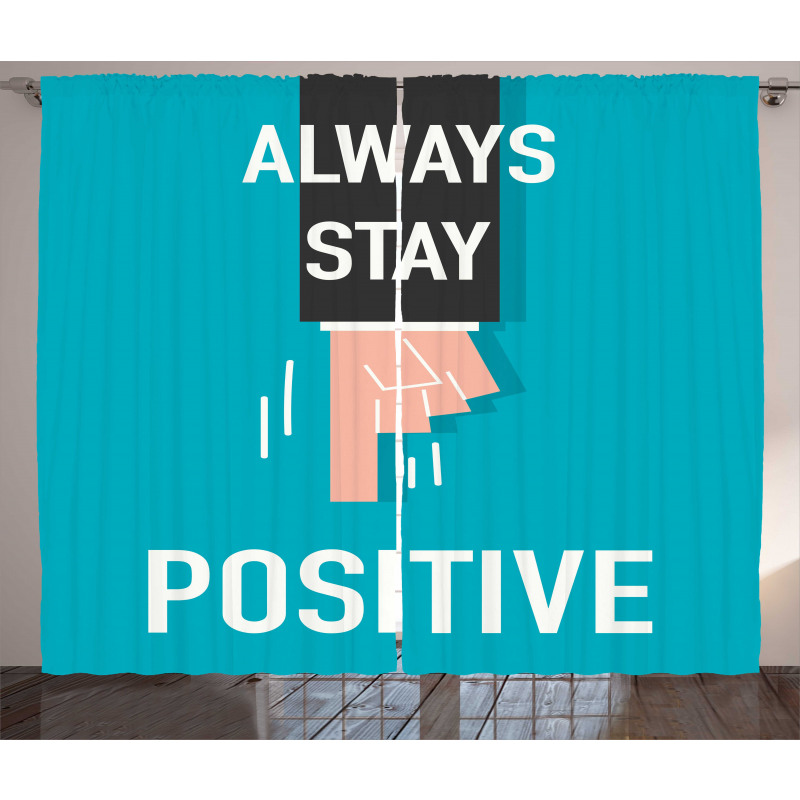 Always Stay Words Curtain