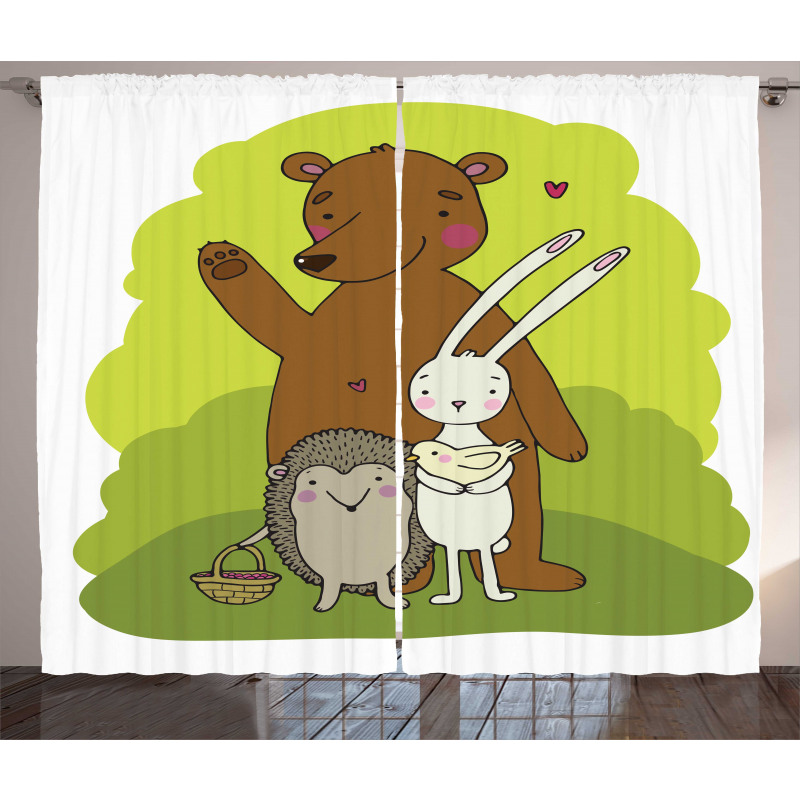 Simple Animals Curtain