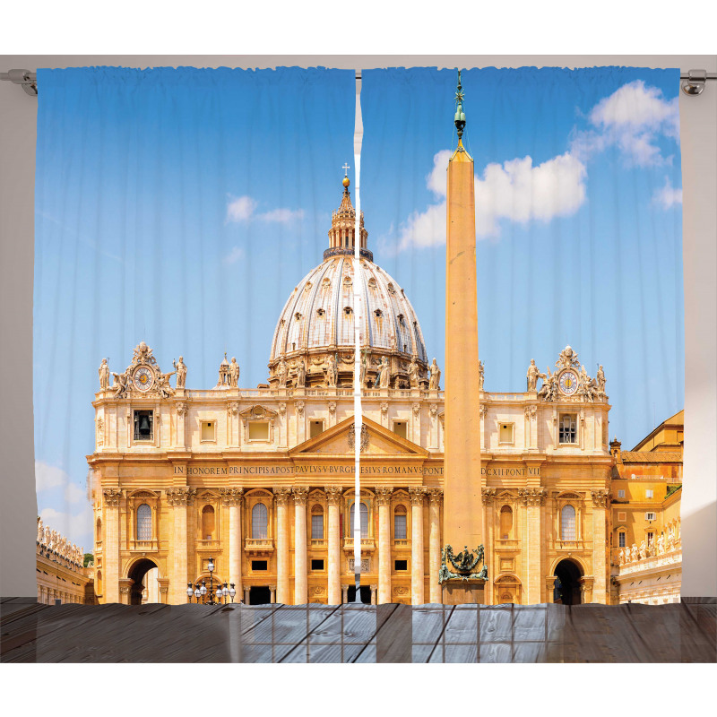 Historic St. Peter's Photo Curtain