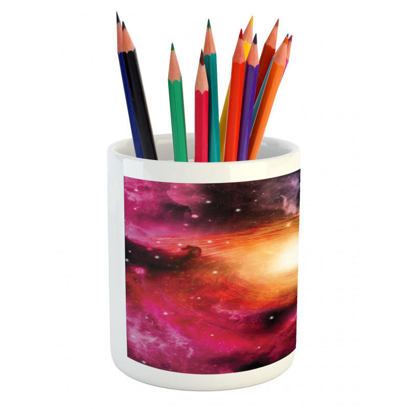 Galaxy Stardust Cosmos Pencil Pen Holder