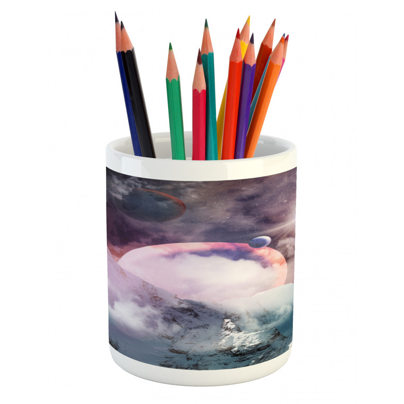 Scenery Art Pencil Pen Holder