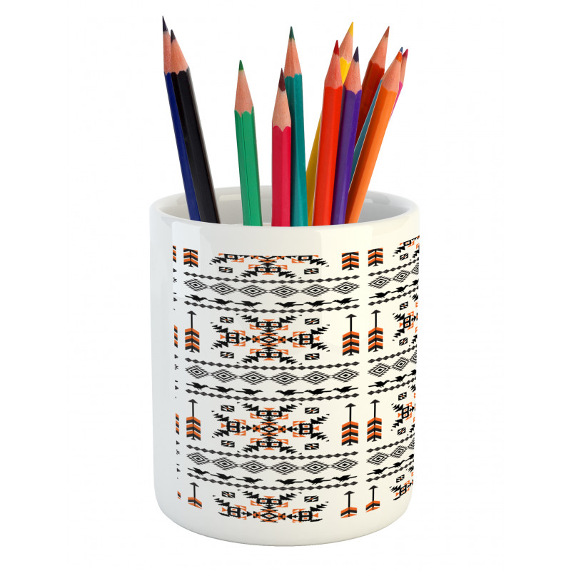 Birds Arrows Pencil Pen Holder