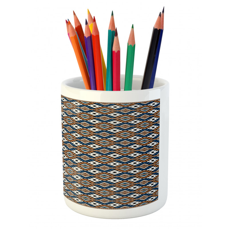 Geometrical Pattern Pencil Pen Holder