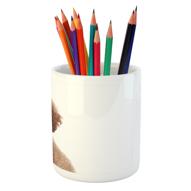 Puppy with Bow Tie Pencil Pen Holder