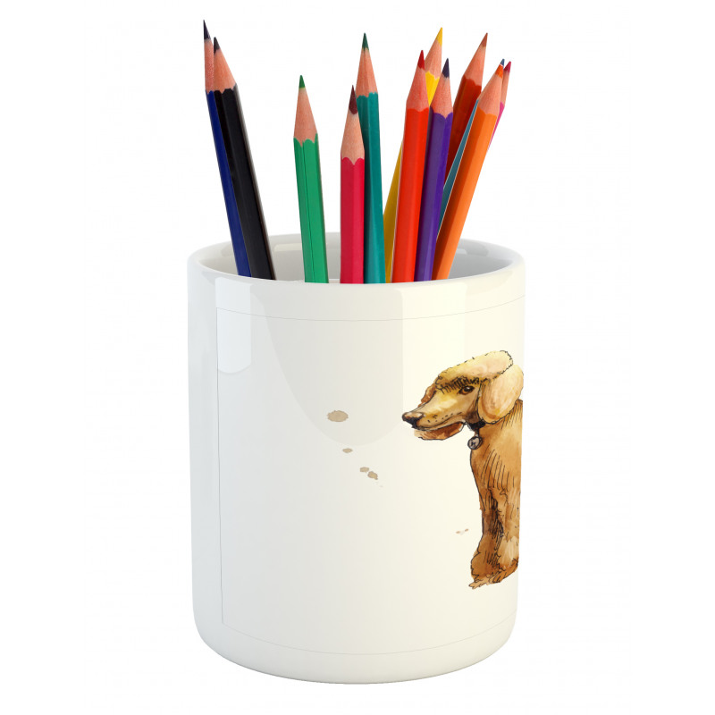 Cartoon Style on 4 Feet Pencil Pen Holder