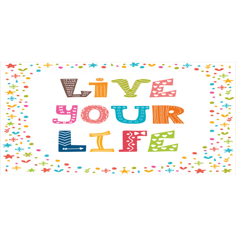 Funny Live Your Life Wording Pencil Pen Holder