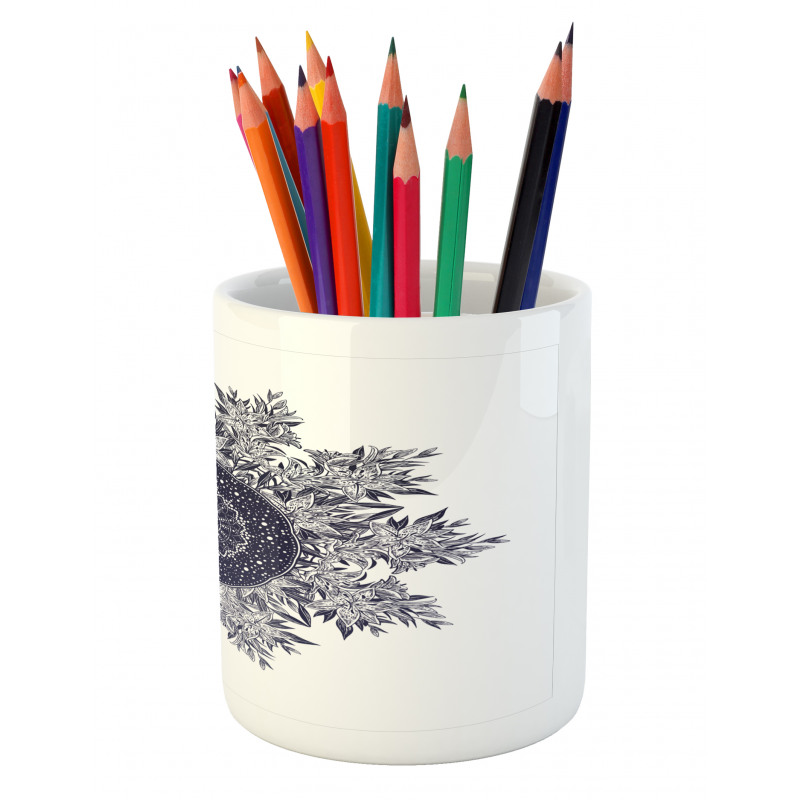 Moon and Stars Lily Pencil Pen Holder