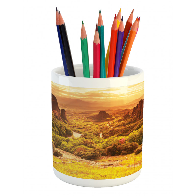 Monasteries in Greece Pencil Pen Holder