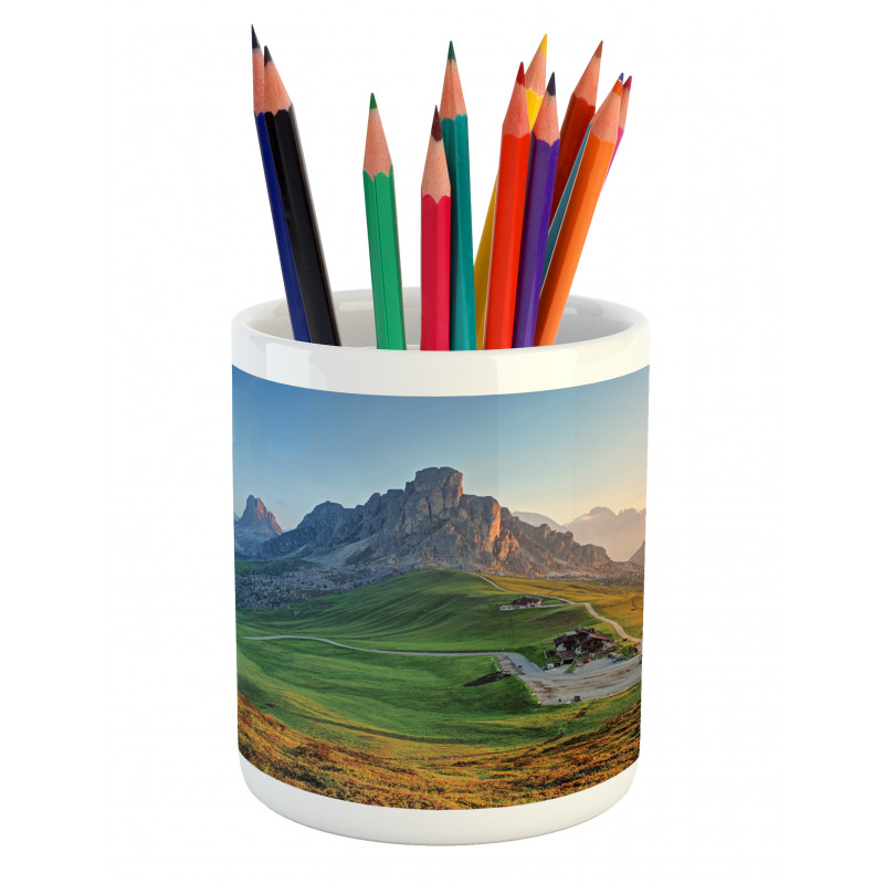 Sunrise at Dolomites Pencil Pen Holder