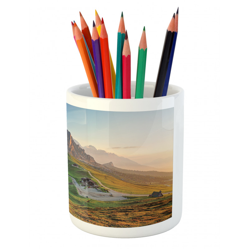 Sunrise at Dolomites Pencil Pen Holder