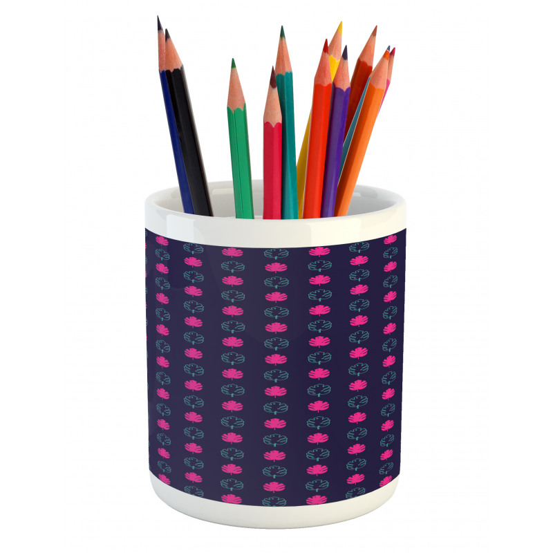 Jungle Leaves Pencil Pen Holder