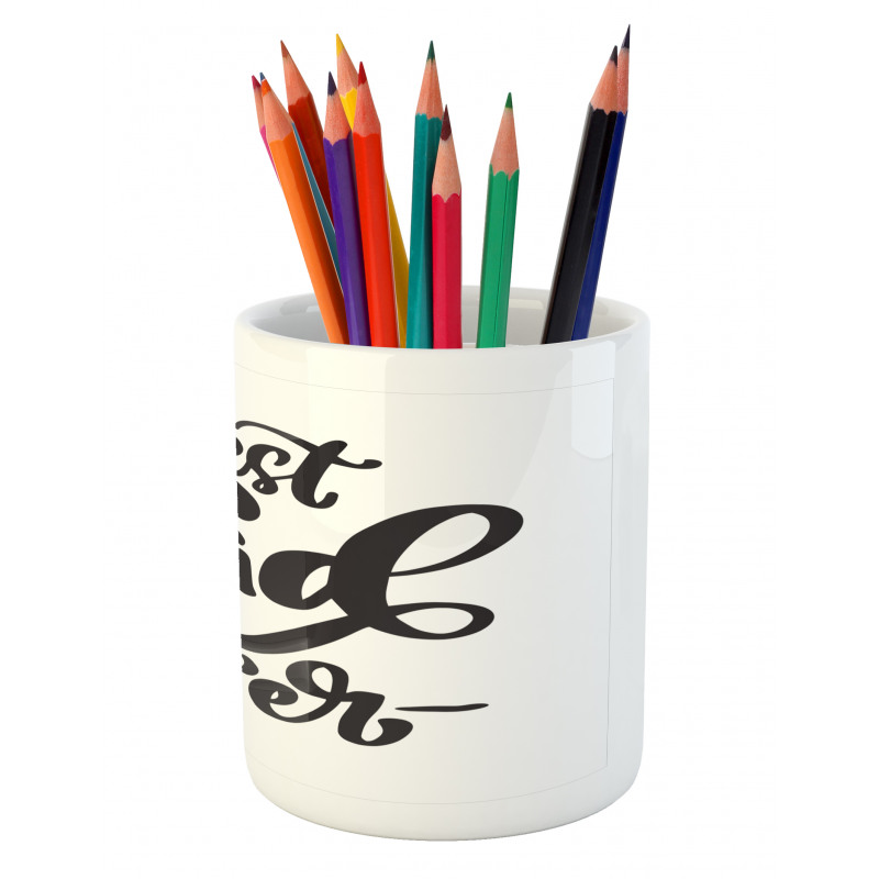 Monochrome Bold Design Pencil Pen Holder