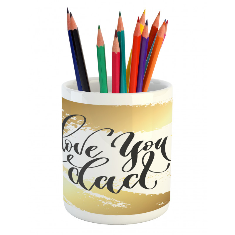 Paintbrush Streaks Pencil Pen Holder