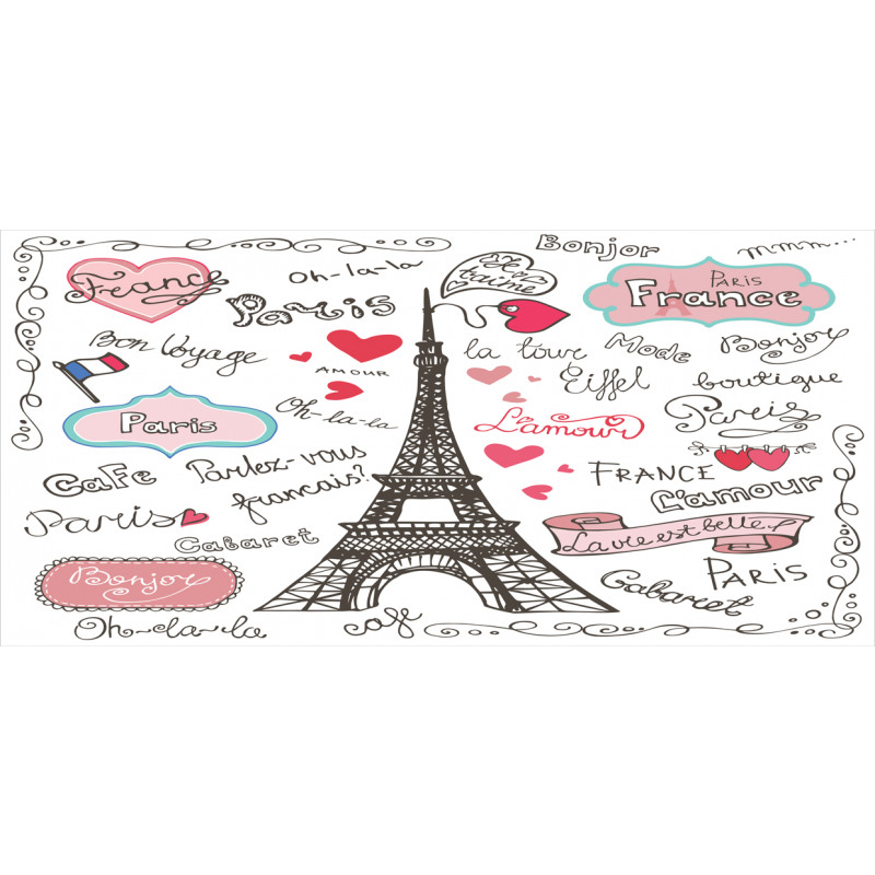 Paris Letter Heart Pencil Pen Holder