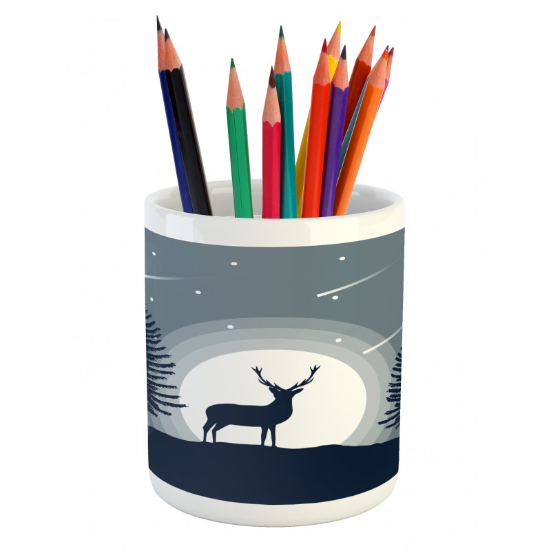 Mystic Wild Animal Pencil Pen Holder