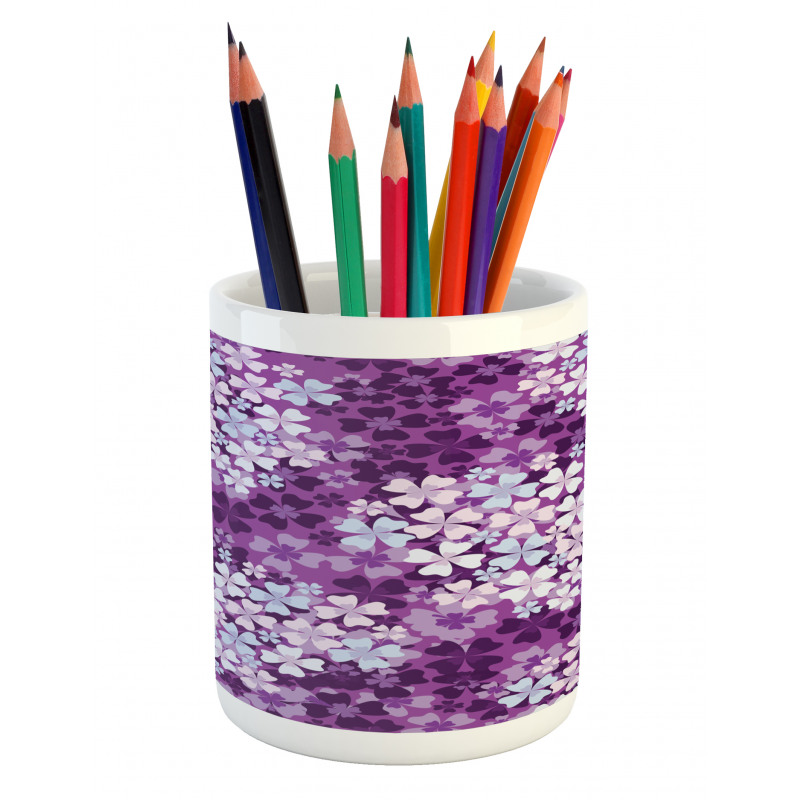 Hydrangea Lilacs Field Pencil Pen Holder