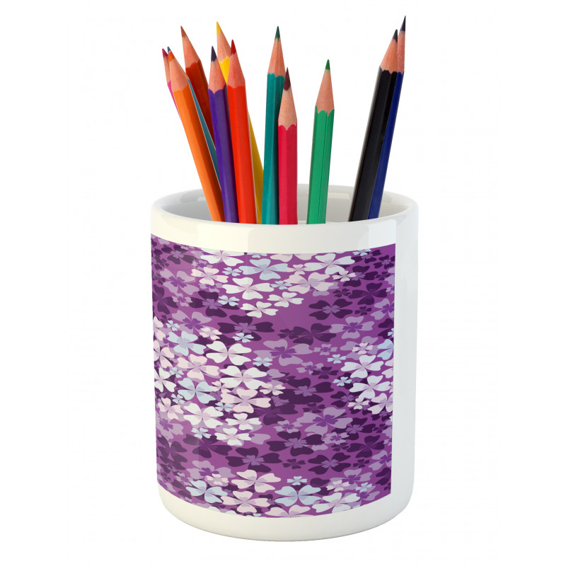 Hydrangea Lilacs Field Pencil Pen Holder