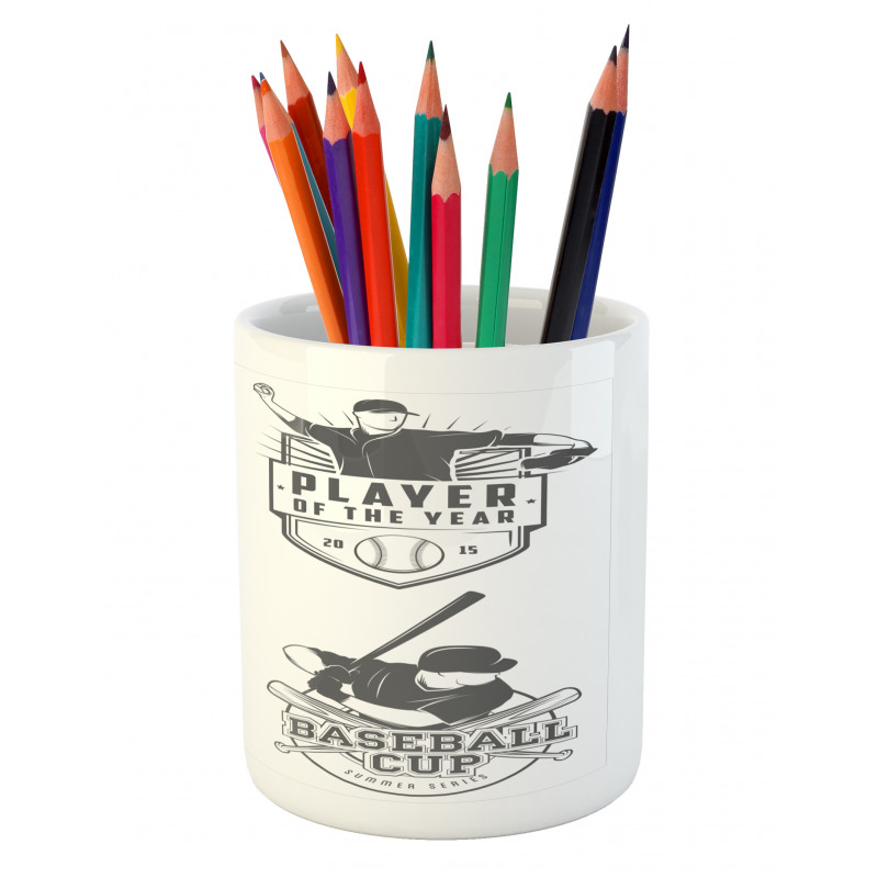 Baseball and Softball Pencil Pen Holder