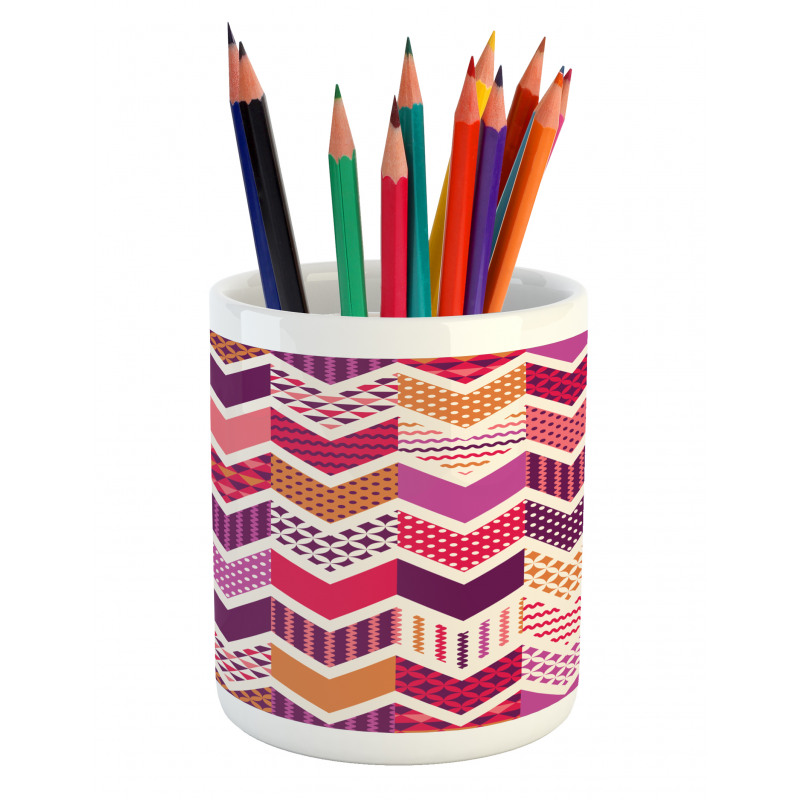 Arrow Chevron Geometry Pencil Pen Holder