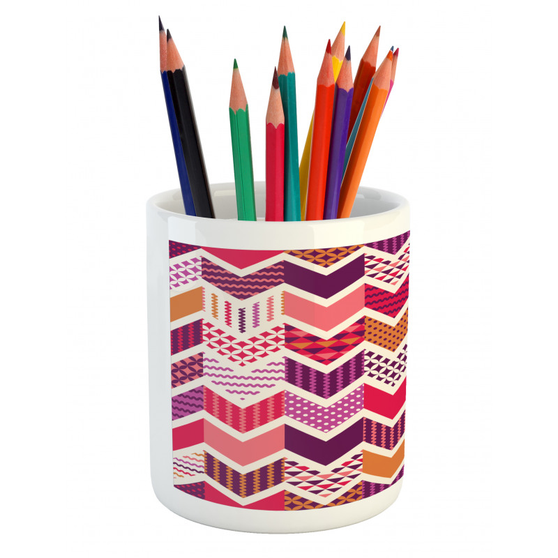 Arrow Chevron Geometry Pencil Pen Holder