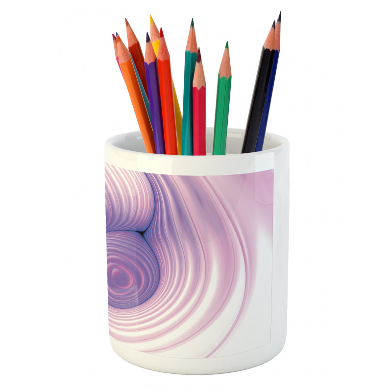 Circular Fractal Pencil Pen Holder