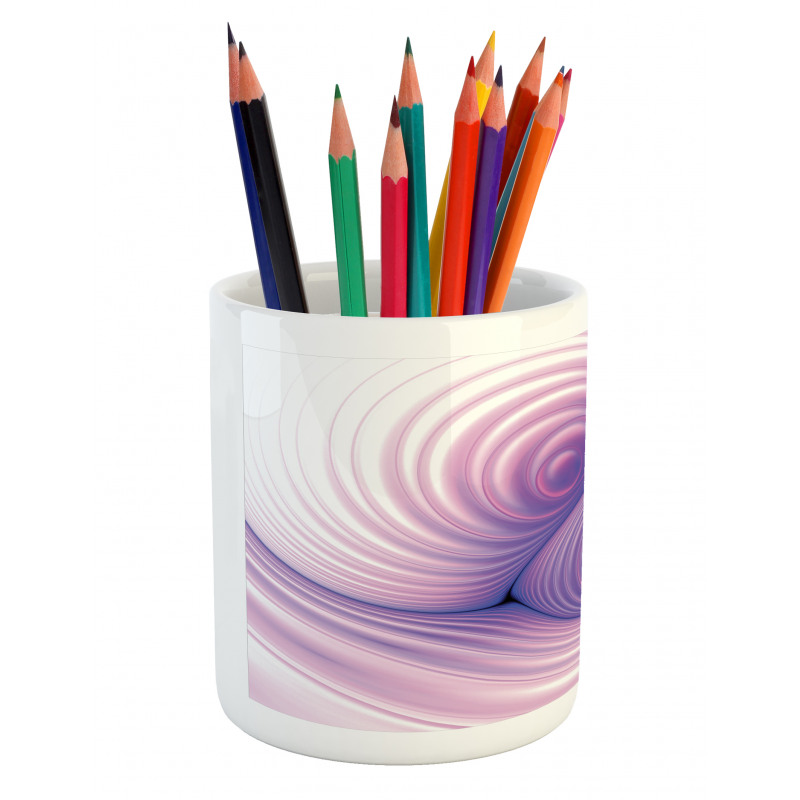 Circular Fractal Pencil Pen Holder