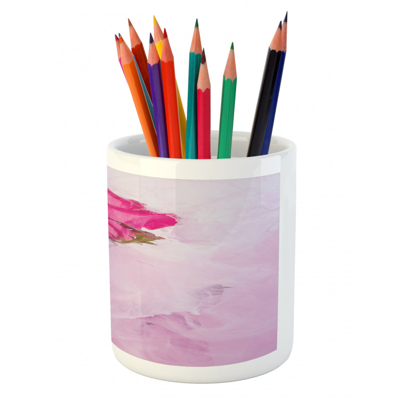 Floral Fine Art Pencil Pen Holder